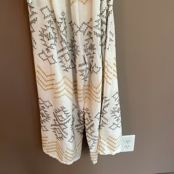 Free People Toluca Wide Leg Embroidered Pants 6 - Picture 11 of 14